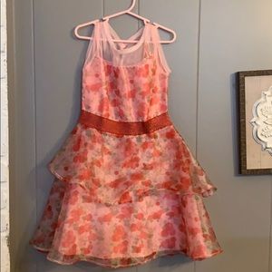 Pink, gold and green princess dress!!